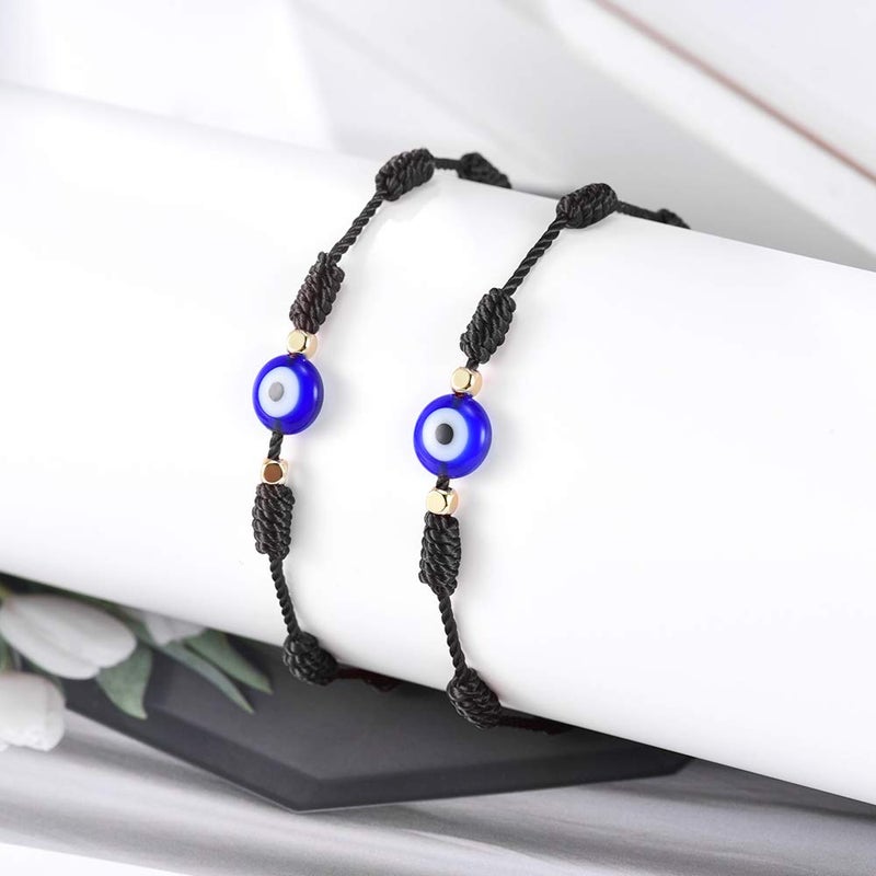 Tarsus Evil Eyes Bracelet Adjustable Ojo Turco Kabbalah Amulet Nazar Bracelets for Family Women Men Teen - Image 4